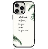 Frame with palm X00629 iPhone 16 Pro Max Case