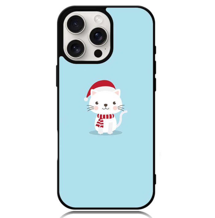 Cat with Santa X00631 iPhone 16 Pro Case