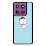 Cat with Santa X00631 Motorola Moto Edge 2025 | Moto Edge 60 Fusion | Moto Edge 60 Pro Case