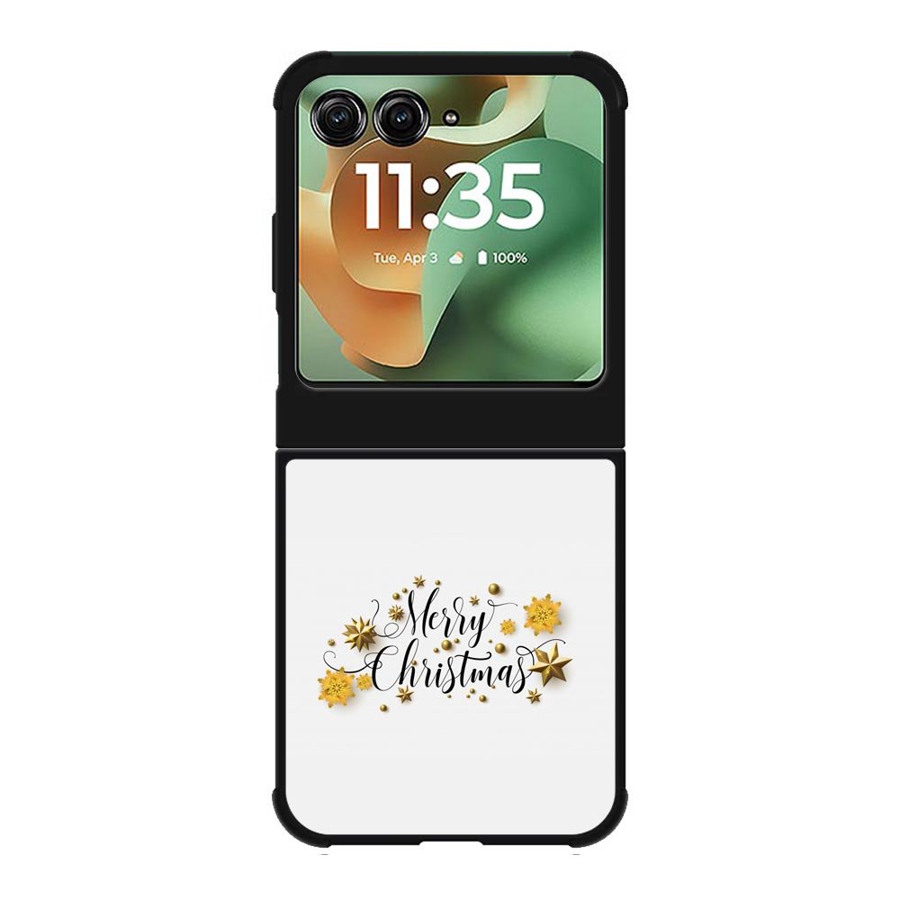 Christmas golden X00633 Motorola Moto RAZR 2025 Case