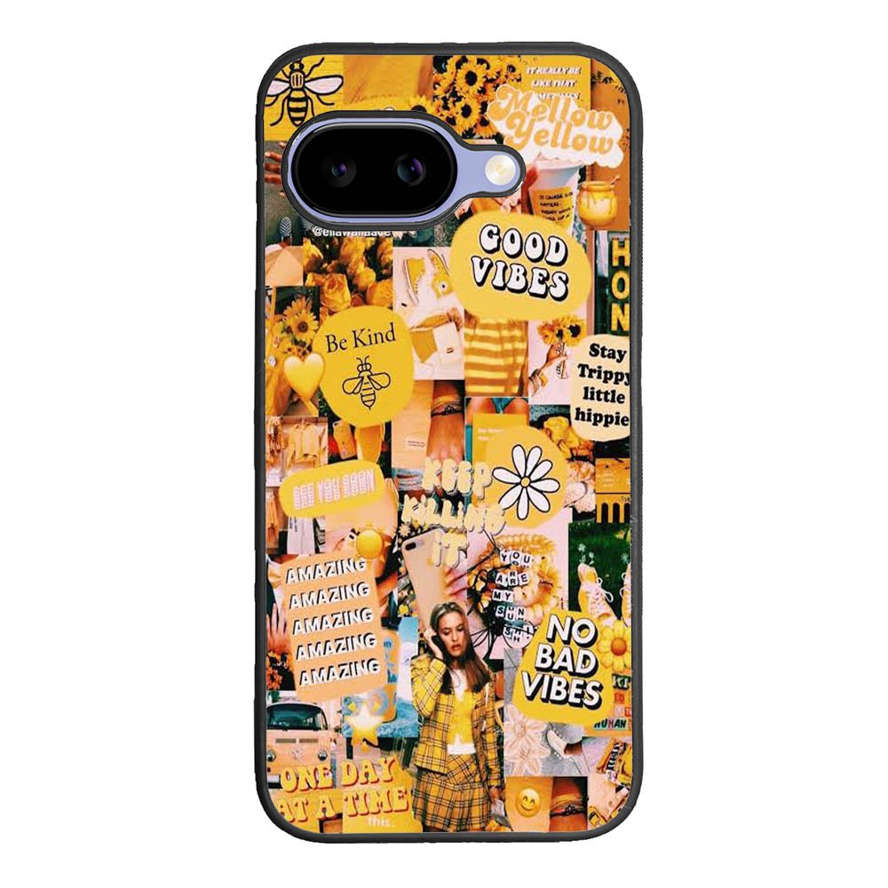 No Bad Vibes Collage X00704 Google Pixel 10A Case