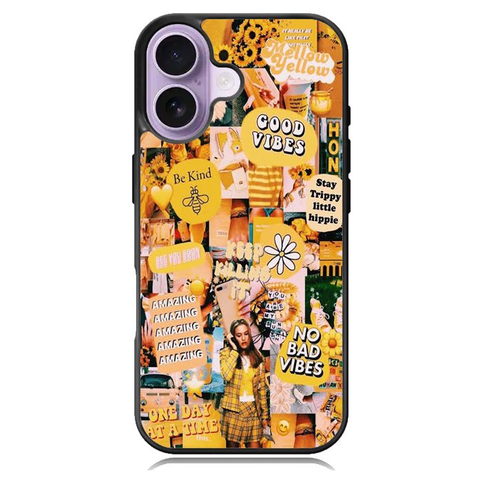 No Bad Vibes Collage X00704 iPhone 17 Case