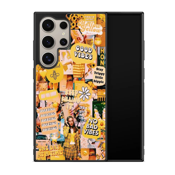 No Bad Vibes Collage X00704 Samsung Galaxy S24 Ultra 5G Case