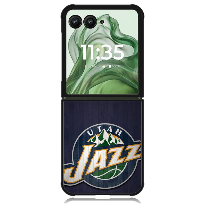 Utah Jazz X00702 Motorola Moto Razr+ Plus 2024/2025 Case, Motorola Razr 50 Ultra/50s Ultra Case