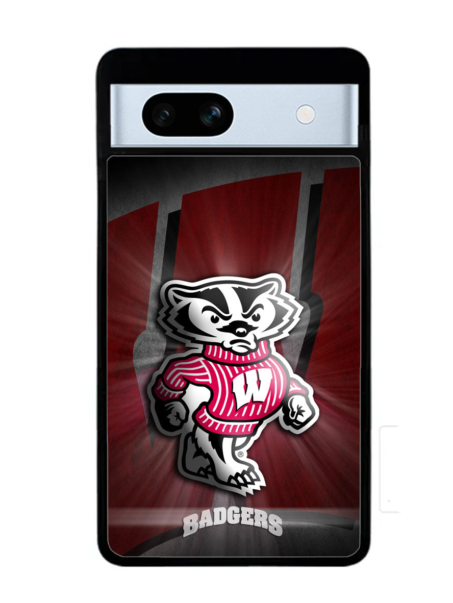wisconsin badger logo Google Pixel 7A Case