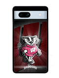 wisconsin badger logo Google Pixel 7A Case