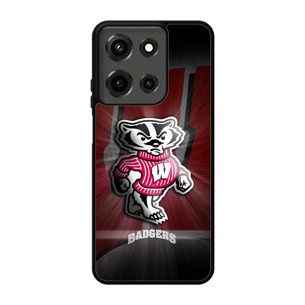 wisconsin badger logo Motorola Moto G 5G 2025 Case FE0062