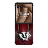 wisconsin badger X00765 Motorola Moto RAZR Plus 2025 Case