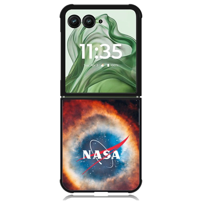 nasa Logo X00759 Motorola Moto Razr+ Plus 2024/2025 Case, Motorola Razr 50 Ultra/50s Ultra Case