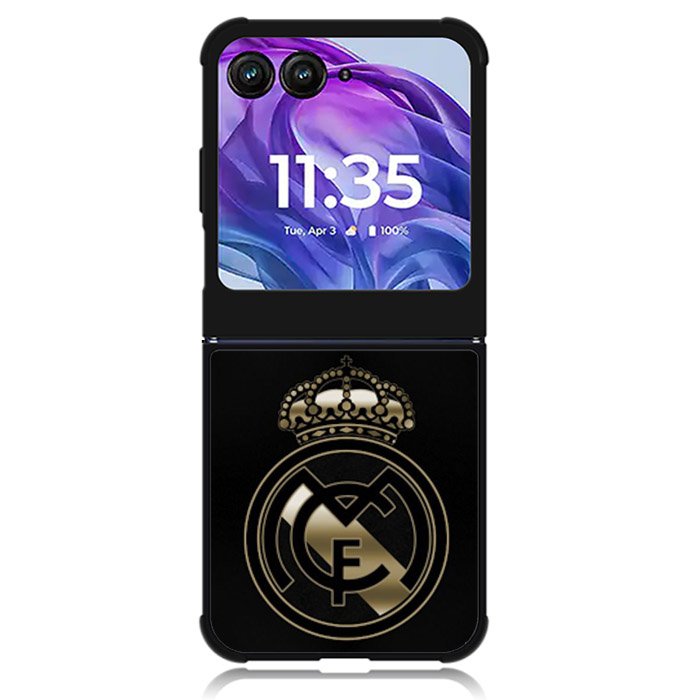 Real Madrid Gold 2nd Motorola Moto Razr 2024 , Moto Razr 50 Case