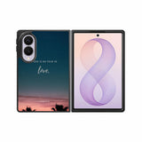 There is no fear in love X00830 Samsung Galaxy Z Fold 8 Case