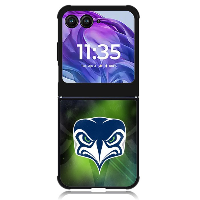 Seattle Seahawks 1st Motorola Moto Razr 2024 , Moto Razr 50 Case