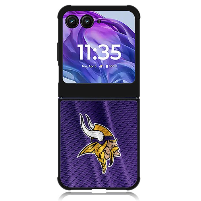 minnesota vikings 4th Motorola Moto Razr 2024 , Moto Razr 50 Case