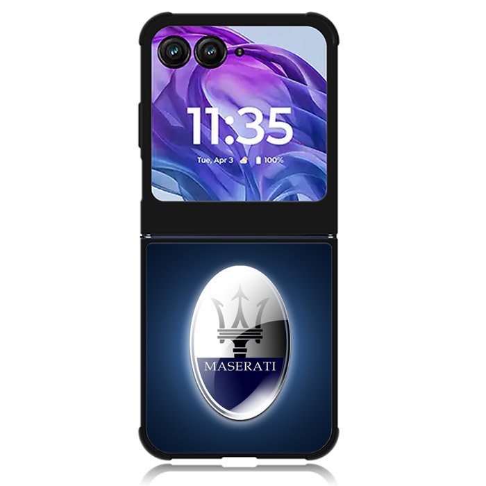maserati logo 3rd Motorola Moto Razr 2024 , Moto Razr 50 Case