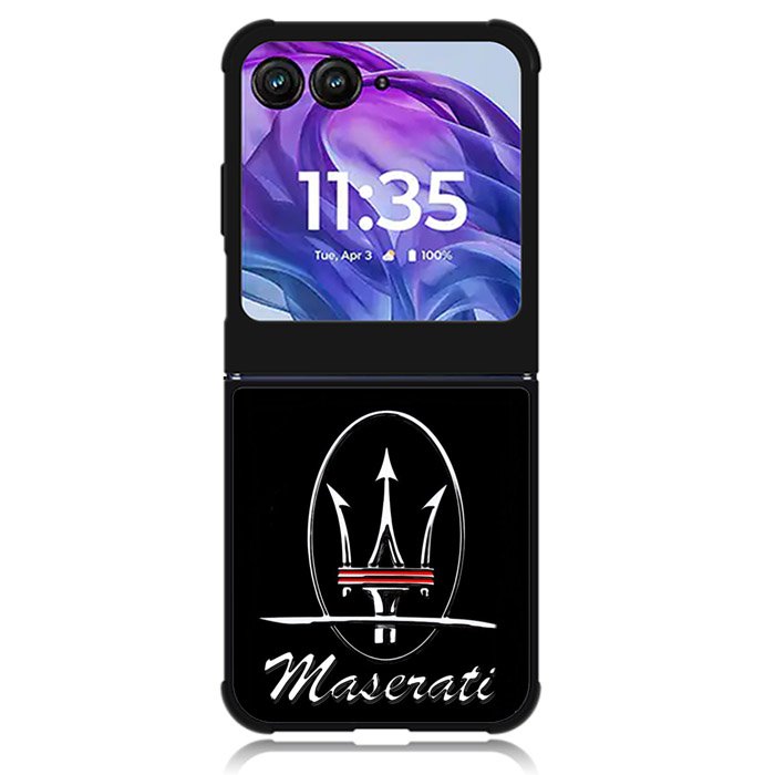 maserati logo 2nd Motorola Moto Razr 2024 , Moto Razr 50 Case