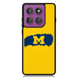 michigan wolverines Logo X00952 Motorola Moto Edge 2025 | Moto Edge 60 Fusion | Moto Edge 60 Pro Case