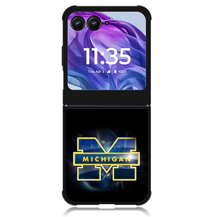 michigan wolverines 8th Motorola Moto Razr 2024 , Moto Razr 50 Case