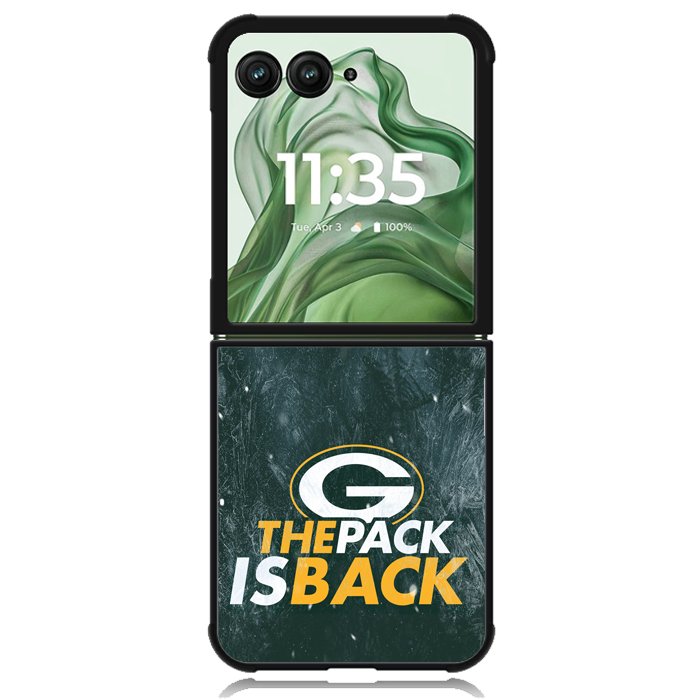 Green Bay Packers X00939 Motorola Moto Razr+ Plus 2024/2025 Case, Motorola Razr 50 Ultra/50s Ultra Case