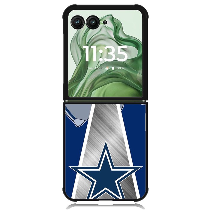Dallas Cowboys X01027 Motorola Moto Razr+ Plus 2024/2025 Case, Motorola Razr 50 Ultra/50s Ultra Case