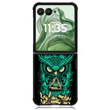Illuminati Owl X01024 Motorola Moto Razr+ Plus 2024/2025 Case, Motorola Razr 50 Ultra/50s Ultra Case
