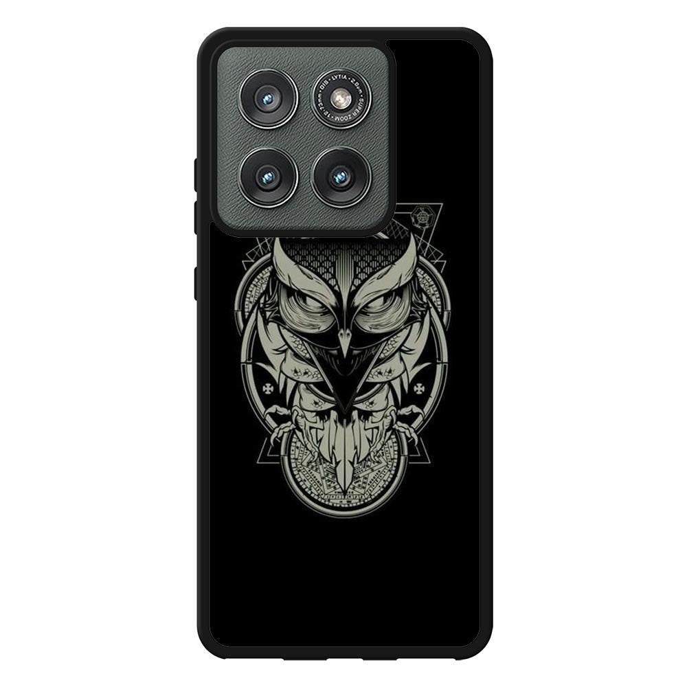 Owl artwork X01025 Motorola Moto Edge 2025 Case