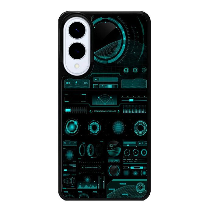 premium vector of Technology X01022 Samsung Galaxy S25 Edge Case