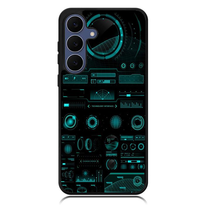 premium vector of Technology X01022 Samsung Galaxy S25 FE Case