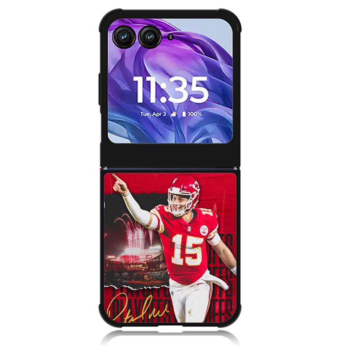 Patrick Mahomes Wallpaper Motorola Moto Razr 2024 , Moto Razr 50 Case