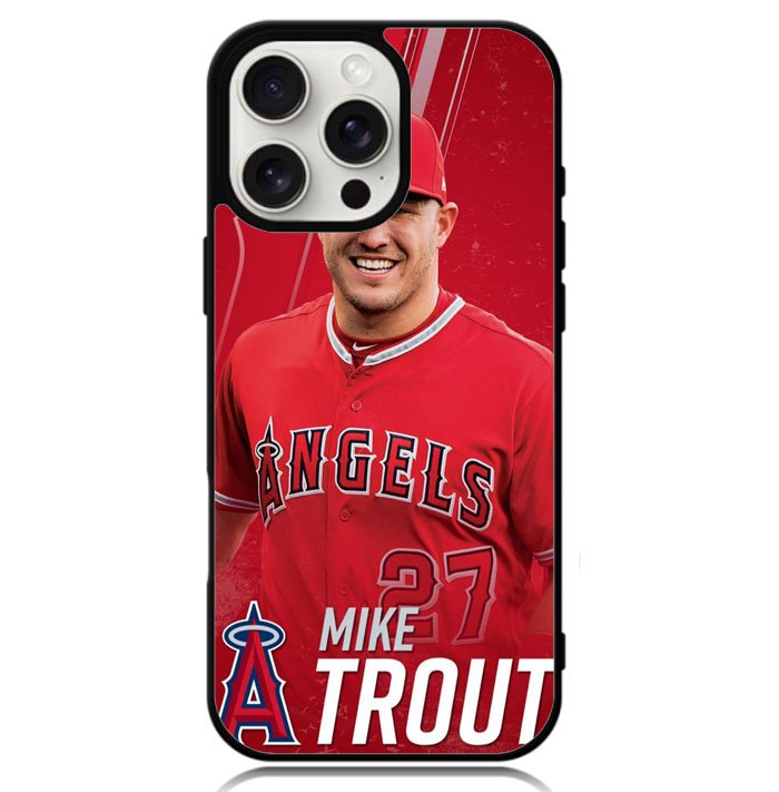 mike trout baseball X01213 iPhone 16 Pro Case