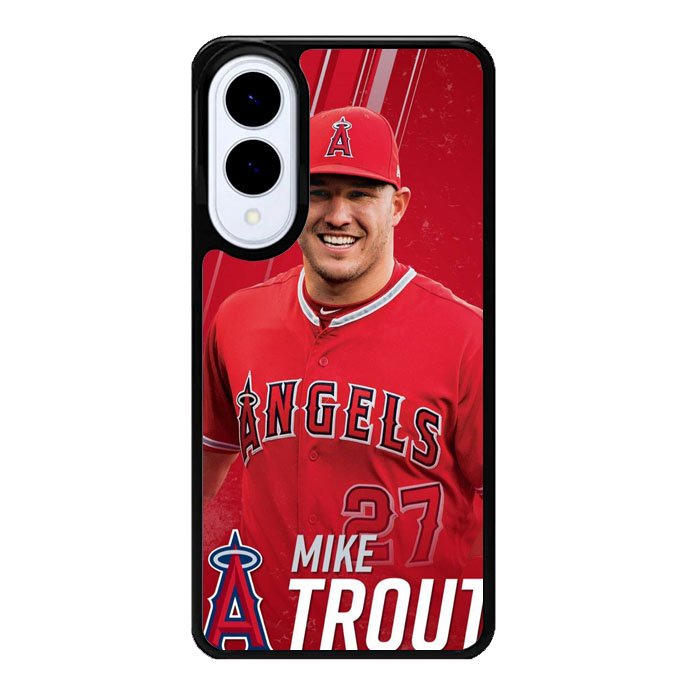 mike trout baseball X01213 Samsung Galaxy S25 Edge Case