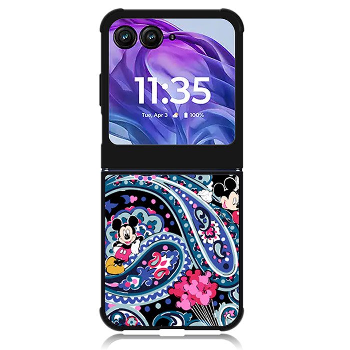 vera bradley mickey mouse Motorola Moto Razr 2024 , Moto Razr 50 Case