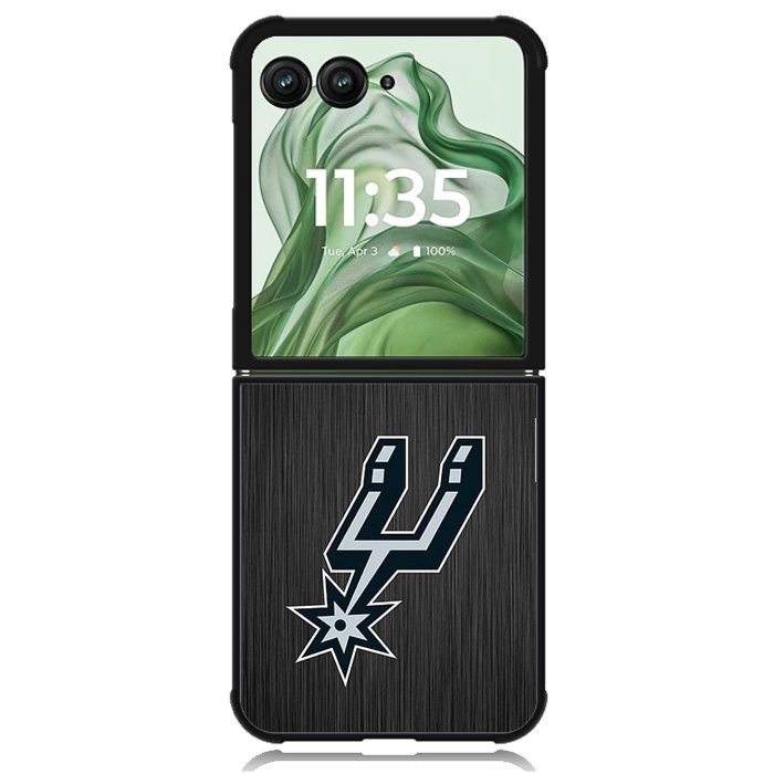san antonio spurs X01280 Motorola Moto Razr+ Plus 2024/2025 Case, Motorola Razr 50 Ultra/50s Ultra Case