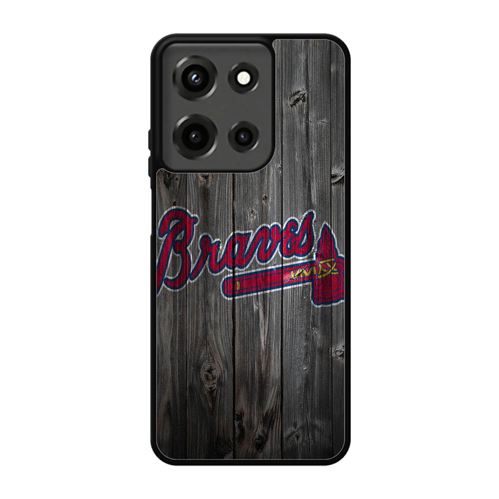 atlanta braves wood Motorola Moto G 5G 2025 Case FE6988