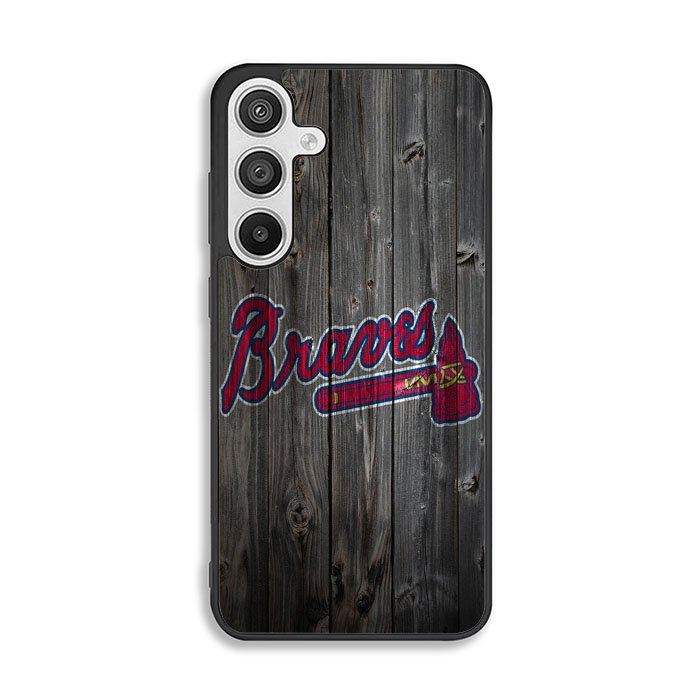 atlanta braves wood Samsung Galaxy A26 Case FE7991