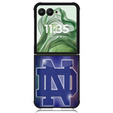 Notre Dame Fighting Irish X01346 Motorola Moto Razr+ Plus 2024/2025 Case, Motorola Razr 50 Ultra/50s Ultra Case