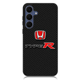 honda type r Logo X01354 Samsung Galaxy S25 FE Case
