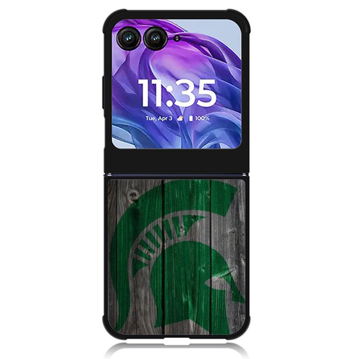 michigan state logo Motorola Moto Razr 2024 , Moto Razr 50 Case