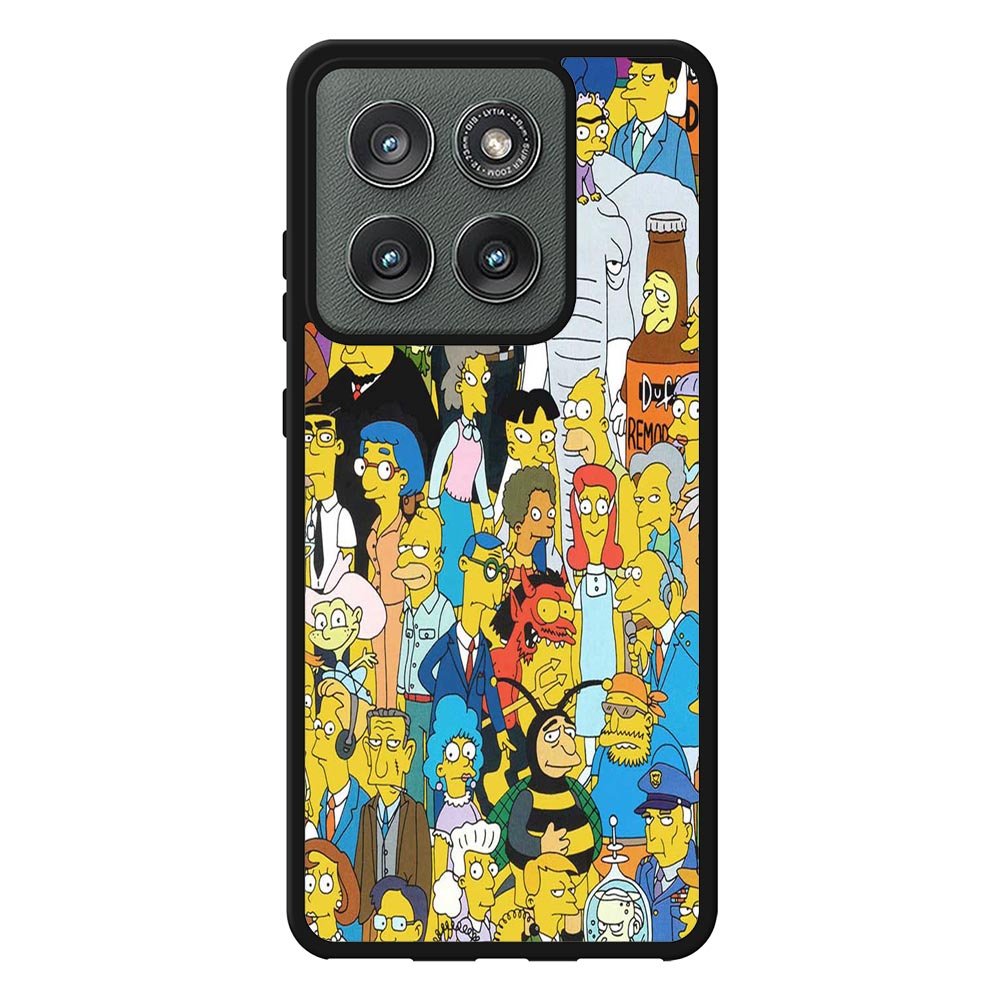 The Simpsons Characters X01580 Motorola Moto Edge 2025 Case