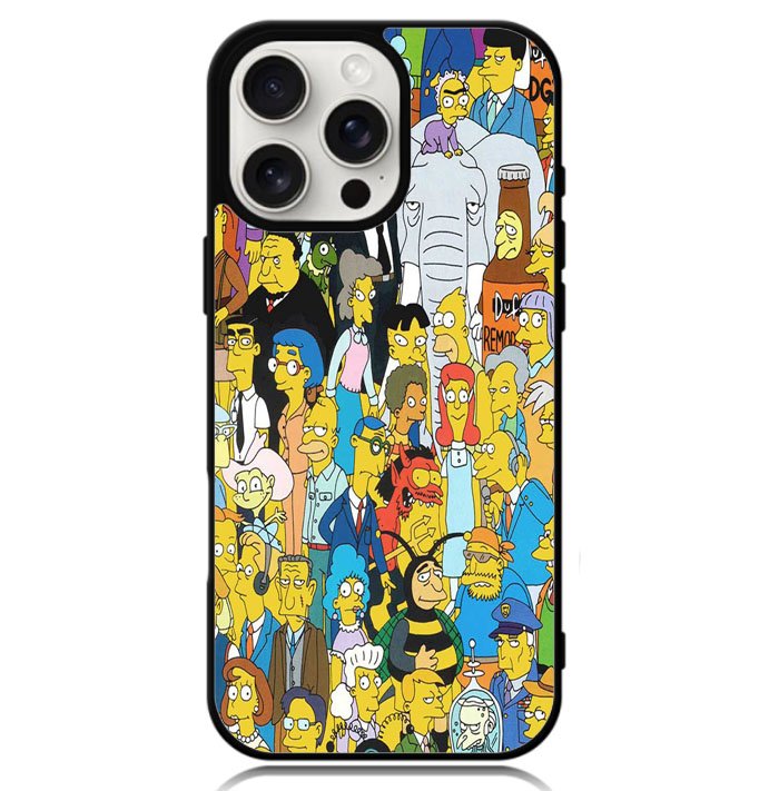 The Simpsons Characters X01580 iPhone 16 Pro Case