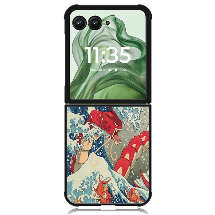 The Great Wave Of Kanto X01563 Motorola Moto Razr+ Plus 2024/2025 Case, Motorola Razr 50 Ultra/50s Ultra Case