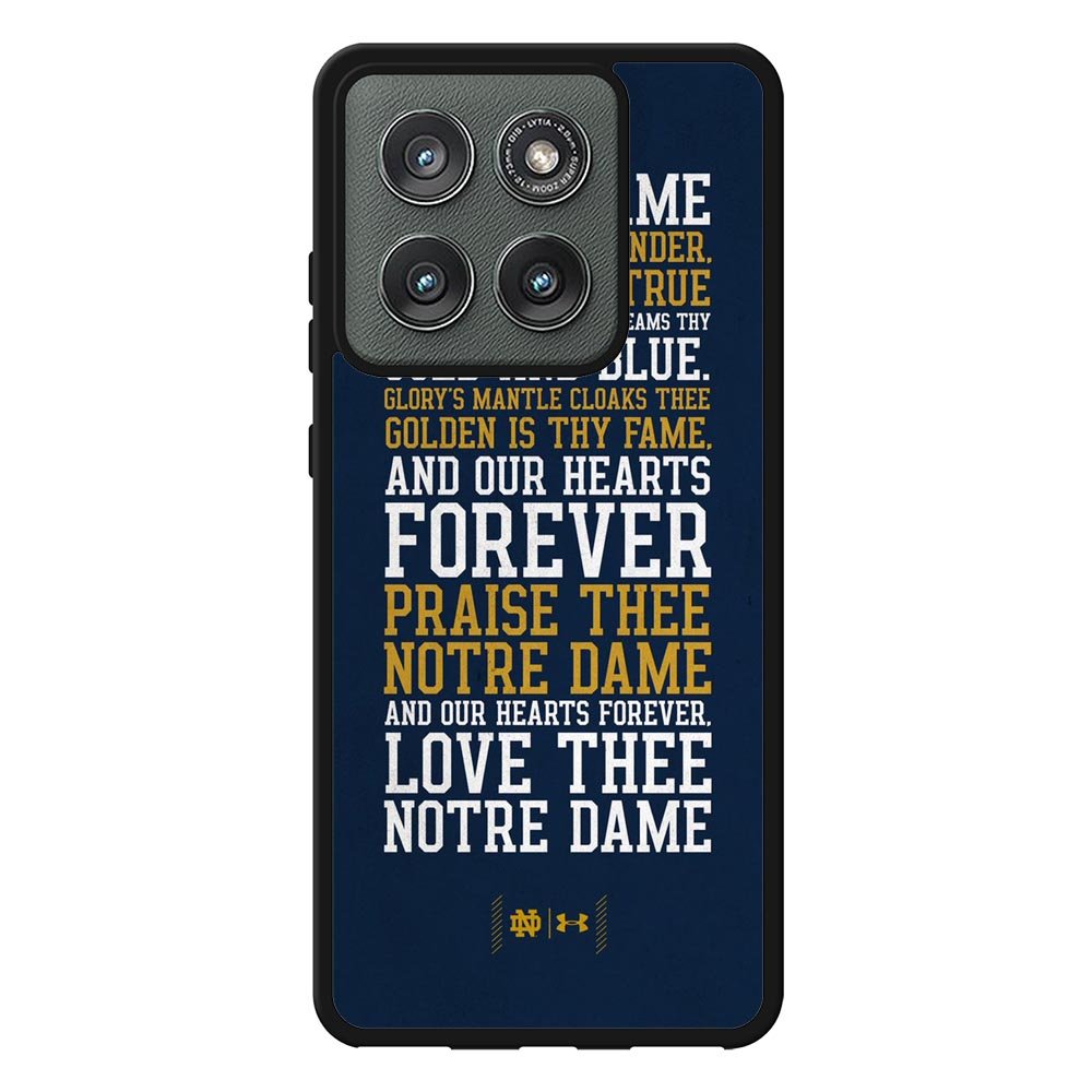 Notre Dame Football X02250 Motorola Moto Edge 2025 Case