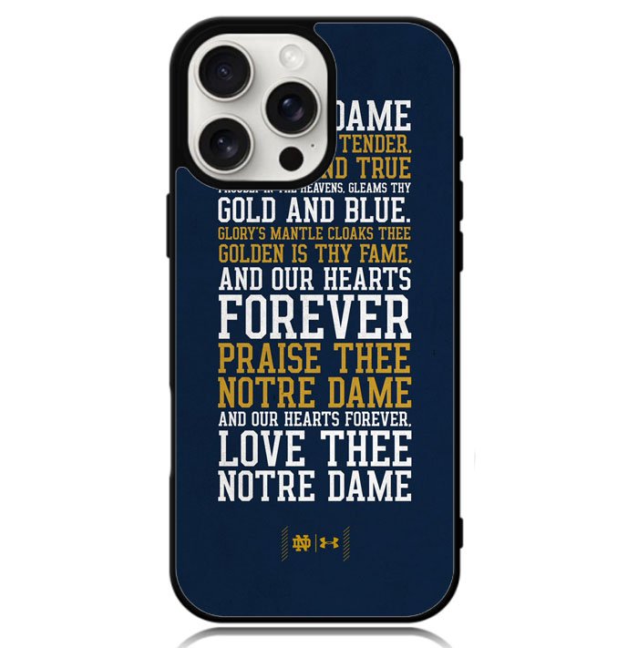 Notre Dame Football X02250 iPhone 16 Pro Case