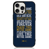 Notre Dame Football X02250 iPhone 16 Pro Max Case
