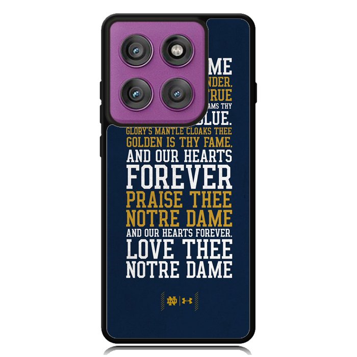 Notre Dame Football X02250 Motorola Moto Edge 2025 | Moto Edge 60 Fusion | Moto Edge 60 Pro Case