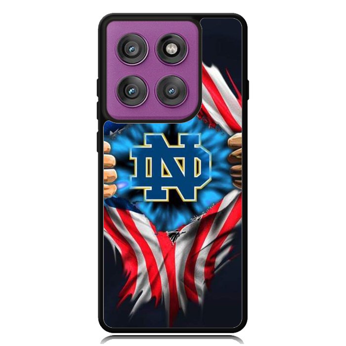 notre dame fighting irish flag X02249 Motorola Moto Edge 2025 | Moto Edge 60 Fusion | Moto Edge 60 Pro Case