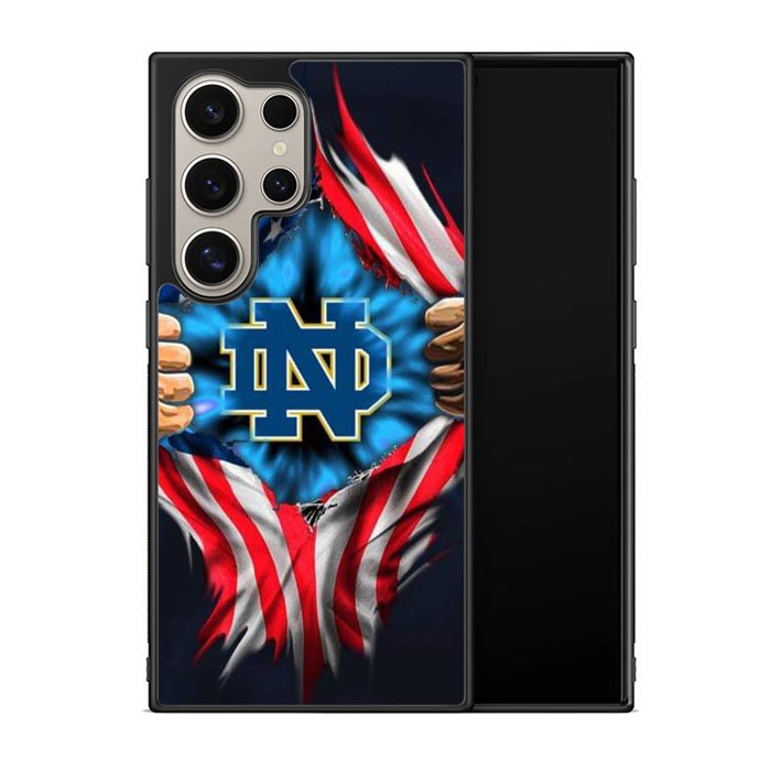 notre dame fighting irish flag X02249 Samsung Galaxy S24 Ultra 5G Case