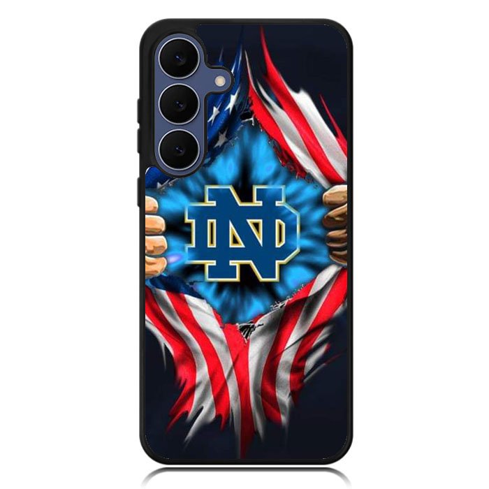 notre dame fighting irish flag X02249 Samsung Galaxy S25 FE Case