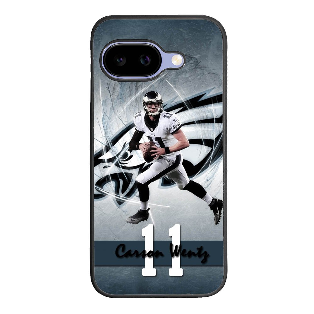carson wentz 11 X02236 Google Pixel 10A Case