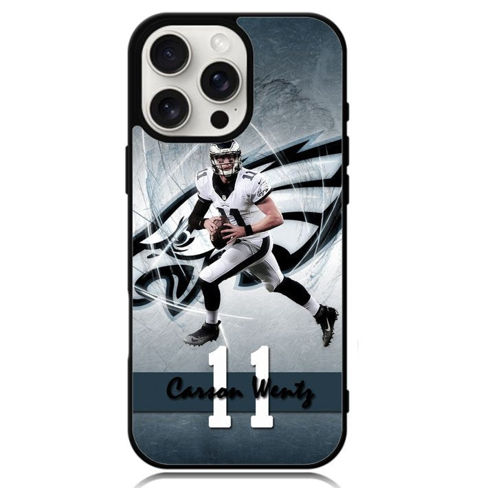 carson wentz 11 X02236 iPhone 16 Pro Max Case