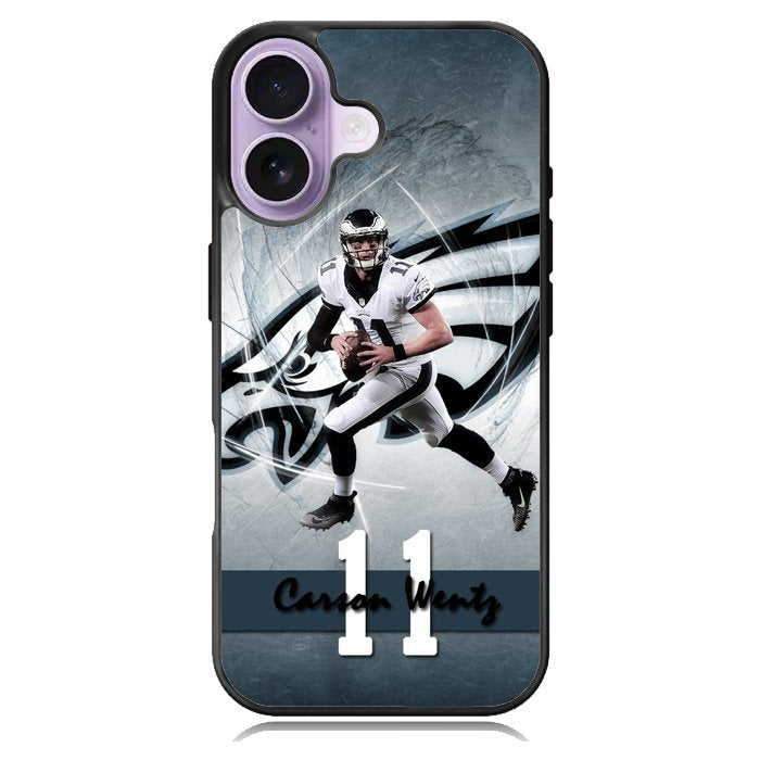 carson wentz 11 X02236 iPhone 17 Case